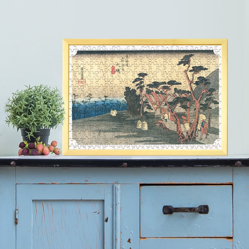 東海道五十三次 大礒宿 虎ヶ雨 歌川広重 ジグソーパズル アートパズル パズル