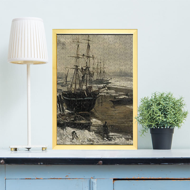 東海道五十三次 平塚宿 縄手道 歌川広重 ジグソーパズル アートパズル