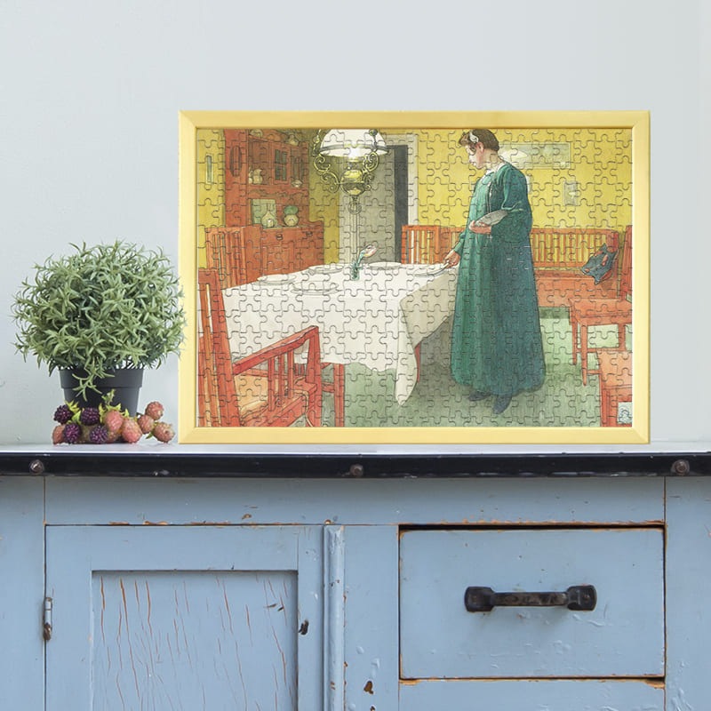 テーブルセッティングするリスベス カール・ラーション ジグソーパズル アートパズル パズル