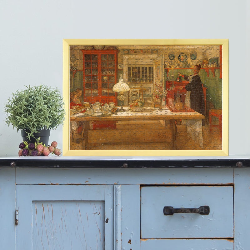 トランプ遊びの支度 カール・ラーション ジグソーパズル アートパズル パズル