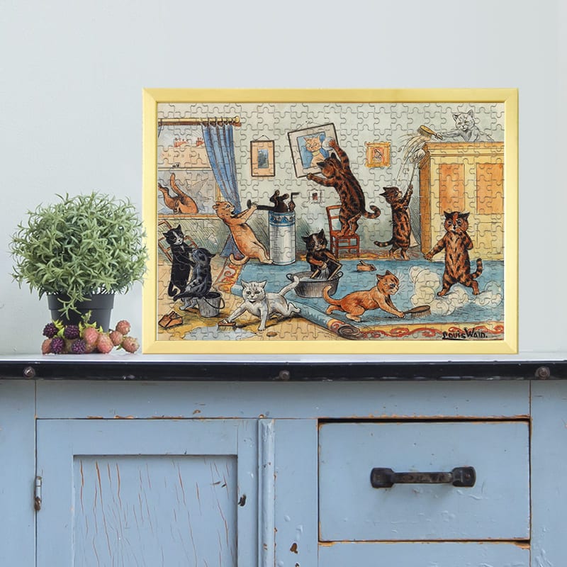 春の大掃除 ルイス・ウェイン ジグソーパズル アートパズル パズル