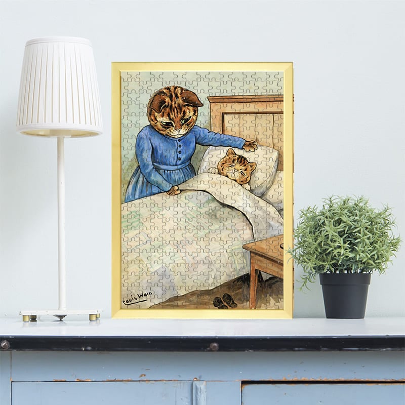 就寝時間 ルイス・ウェイン ジグソーパズル アートパズル パズル