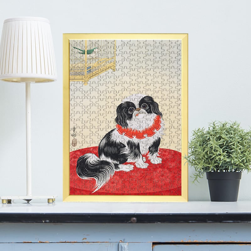 元箱根見南山荘風景 つつじ庭より冨士を見る 川瀬巴水 ジグソーパズル