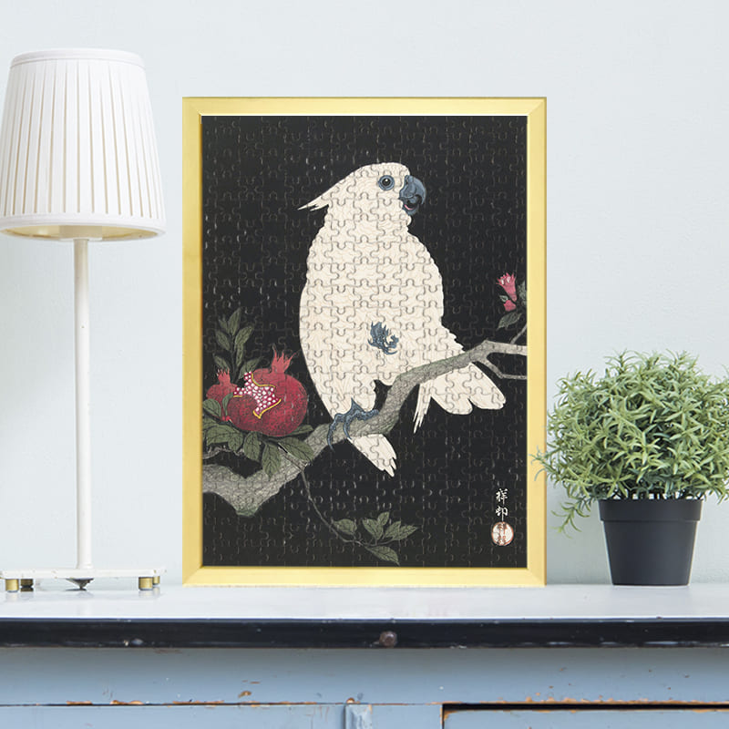 鸚鵡に柘榴 小原古邨 ジグソーパズル アートパズル パズル