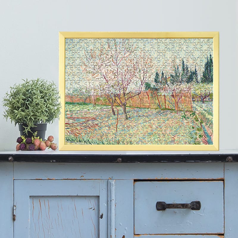 糸杉のある果樹園 フィンセント・ファン・ゴッホ ジグソーパズル アートパズル パズル