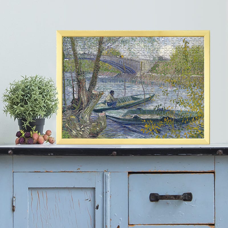 春のクリシー橋での釣り フィンセント・ファン・ゴッホ ジグソーパズル アートパズル パズル