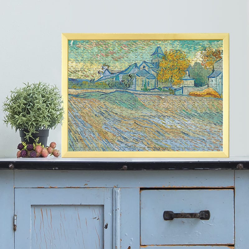 精神病院とサン＝ポール・ド・モーソール礼拝堂の眺め フィンセント・ファン・ゴッホ ジグソーパズル アートパズル パズル