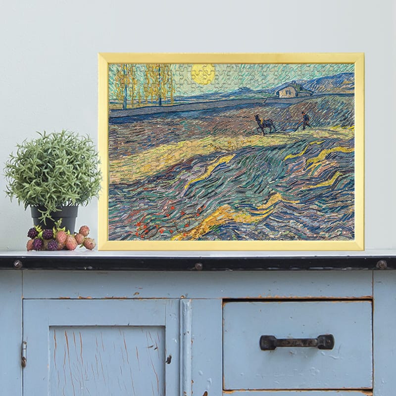 畑を耕す農夫 フィンセント・ファン・ゴッホ ジグソーパズル アートパズル パズル