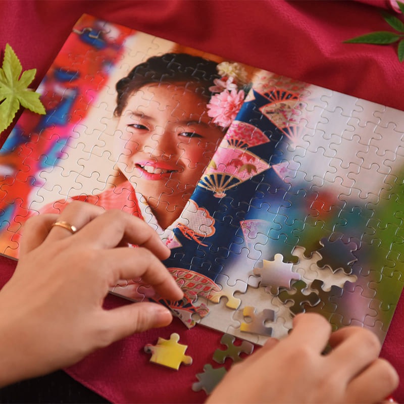 写真をパズルに 安い ジグソーパズル 写真 オーダーメイド プレゼント オリジナルジグソーパズル 【Mサイズ パズル】