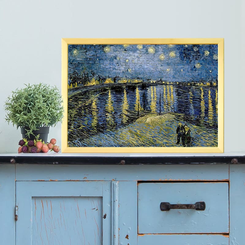 ローヌ川の星月夜 フィンセント・ファン・ゴッホ ジグソーパズル