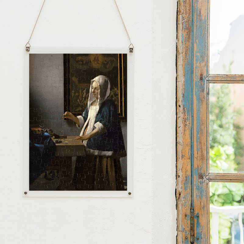 天秤を持つ女 ヨハネス・フェルメール ジグソーパズル アートパズル パズル