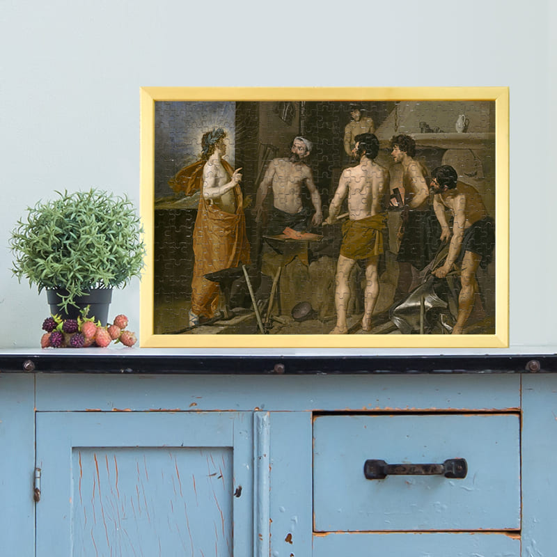 ウルカヌスの鍛冶場にいるアポロン ディエゴ・ベラスケス ジグソーパズル アートパズル パズル