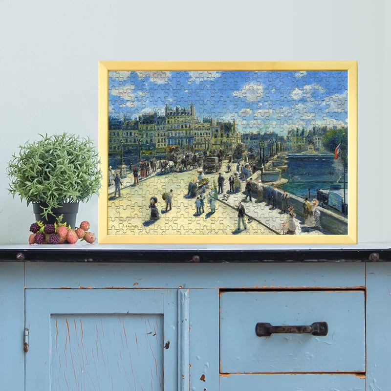 ジグソーパズル　ピエール　オーギュスト　ルノアール　フランス　絵画　アート　仏 ポン・ヌフ、パリ ピエール＝オーギュスト・ルノワール