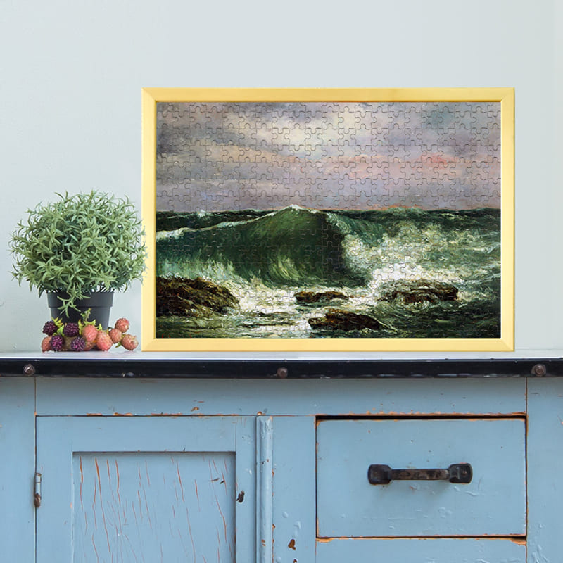 波 ギュスターヴ・クールベ ジグソーパズル アートパズル パズル