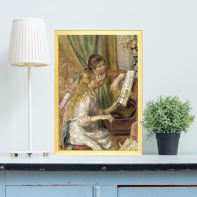 ジグソーパズル ピエール オーギュスト ルノアール フランス 絵画 アート 仏 ピアノに寄る娘たち ピエール=オーギュスト・ルノワール