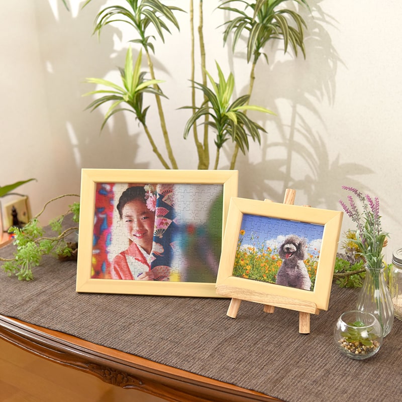 パズル 専用 フレーム 額縁 枠 【木製フレーム Mサイズ用】