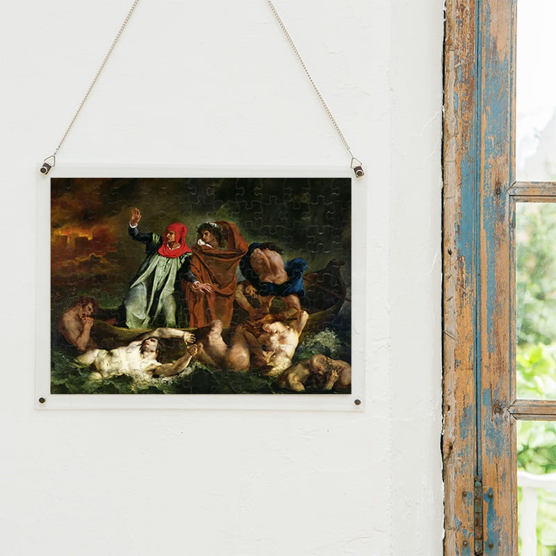 ダンテの小船 ウジェーヌ・ドラクロワ ジグソーパズル アートパズル パズル