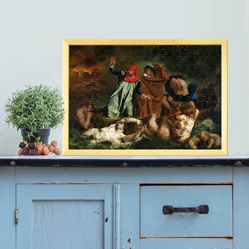 ダンテの小船 ウジェーヌ・ドラクロワ ジグソーパズル アートパズル パズル