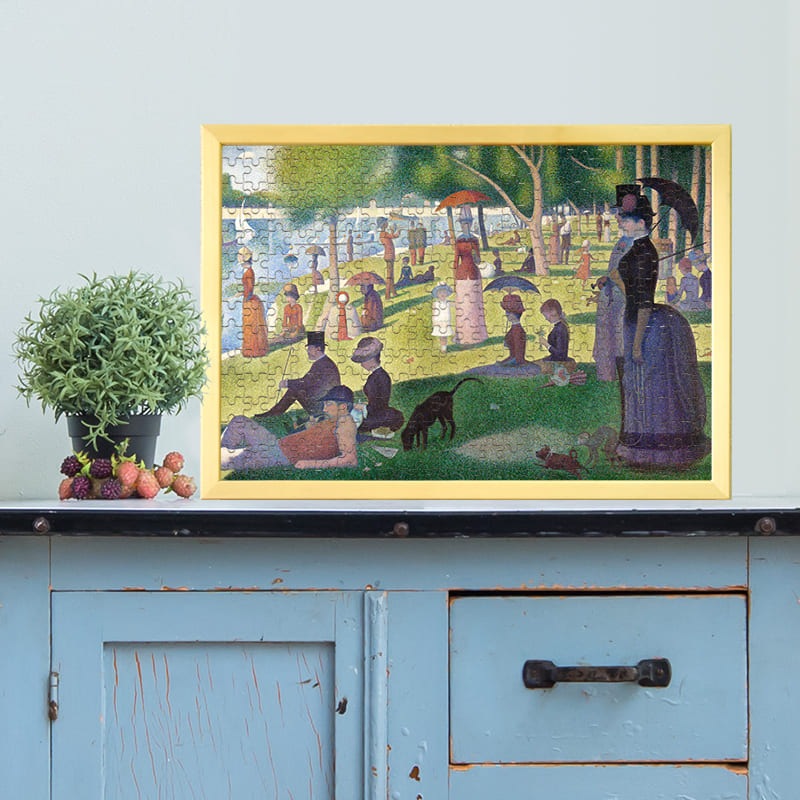 グランド・ジャット島の日曜日の午後 ジョルジュ・スーラ ジグソーパズル アートパズル パズル