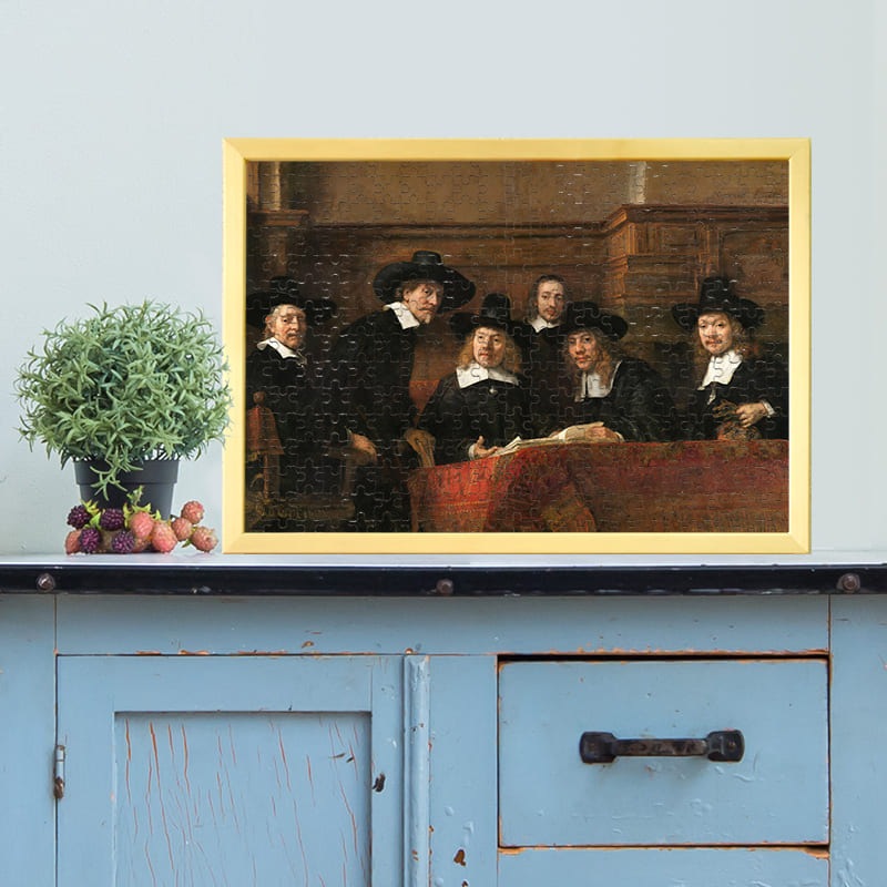 織物商組合の幹部たち レンブラント・ファン・レイン ジグソーパズル