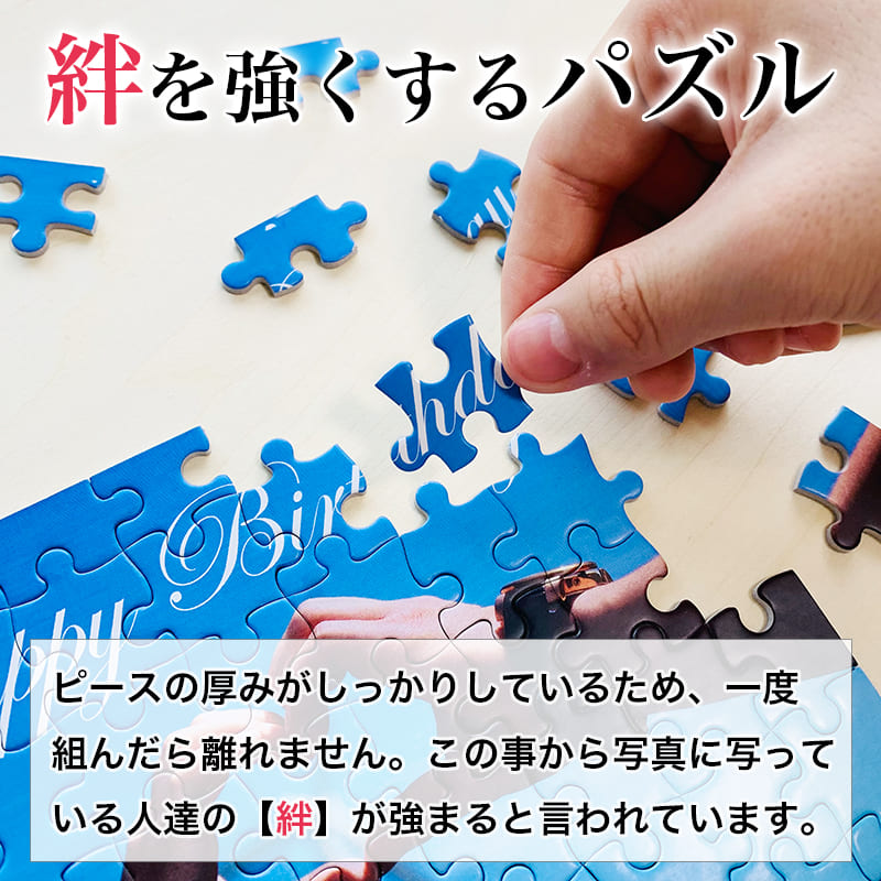 写真でパズル作成 簡単 カンタン 高齢者 幼児 台紙印刷 楽しい 認知症予防 知育玩具 ガイド付きパズル ★Lサイズ★