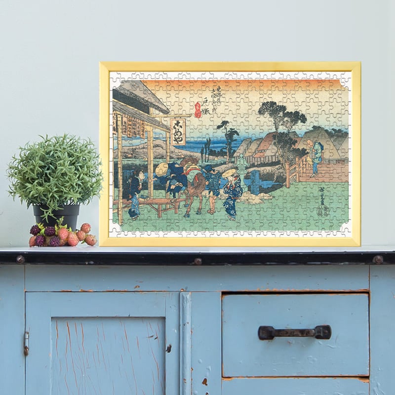 東海道五十三次 戸塚宿 元町別道 歌川広重 ジグソーパズル アートパズル パズル