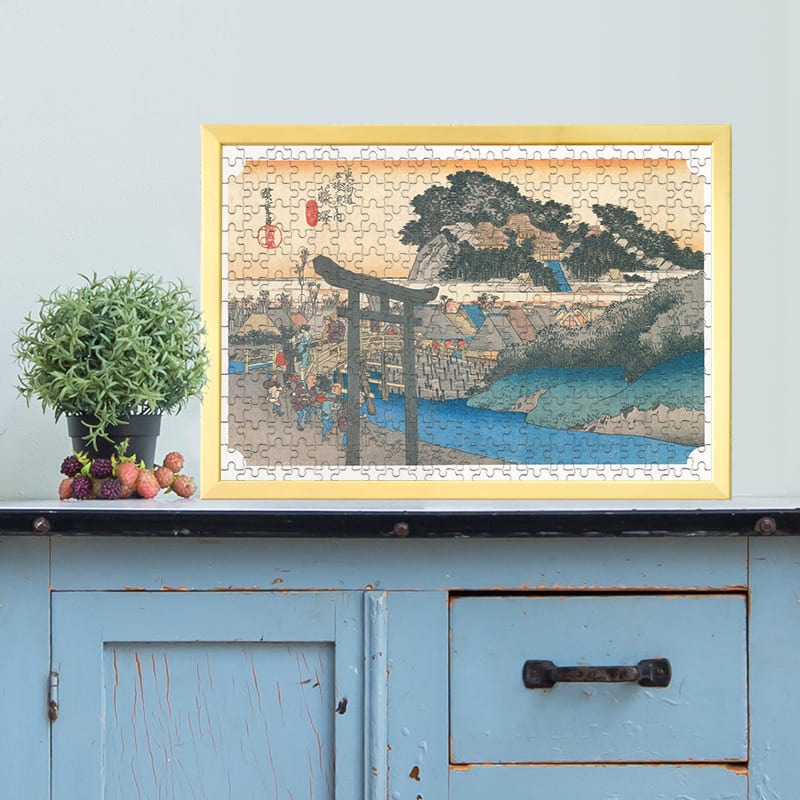 東海道五十三次 藤澤宿 遊行寺 歌川広重 ジグソーパズル アートパズル パズル