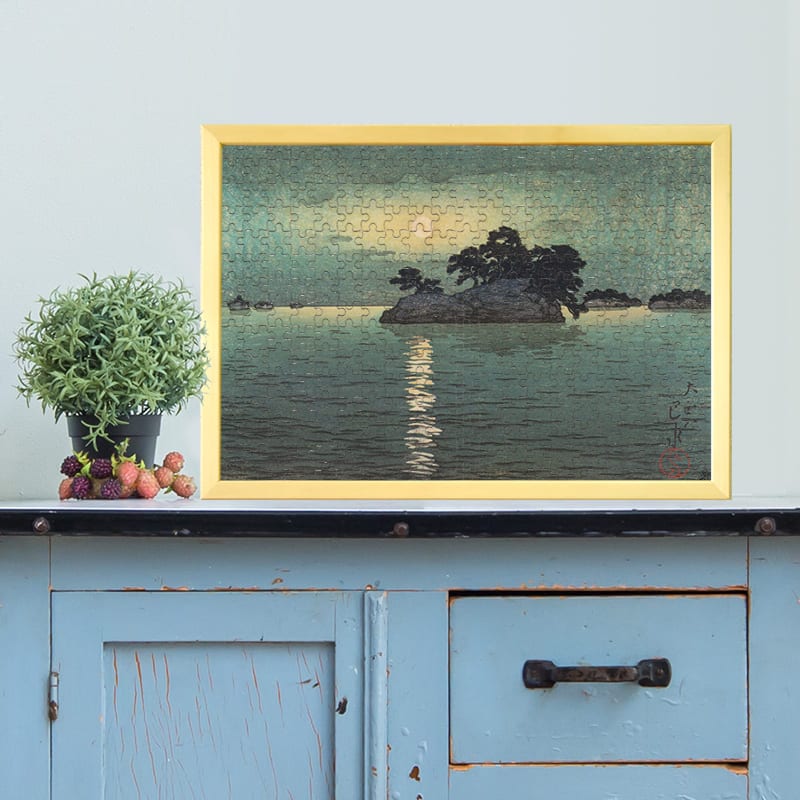 月の松嶌 川瀬巴水 ジグソーパズル アートパズル パズル | パズル工房