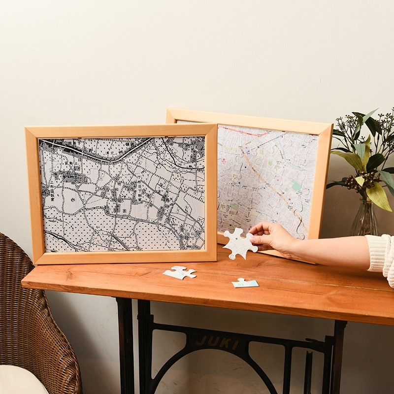 100年前 地図 現代 明治期 比較 ジグソーパズル 土地 地理 ★今昔パズル Lサイズ★