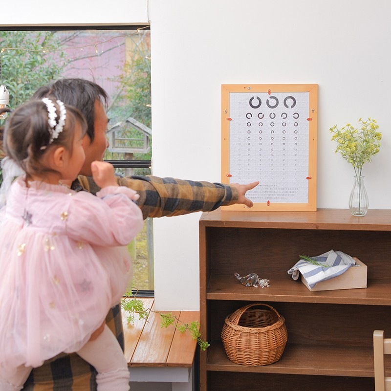 視力 目 眼 写真 オーダーメイド オリジナルジグソーパズル 視力検査パズル ★Lサイズ★