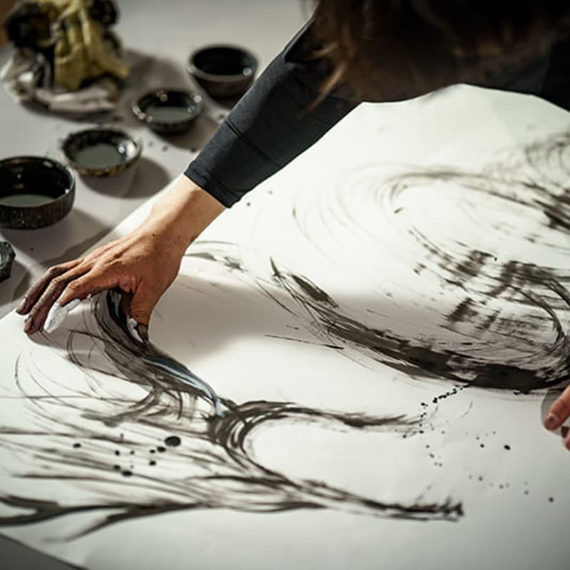 朱雀乱舞 荒川 墨絵師 ジグソーパズル アートパズル パズル
