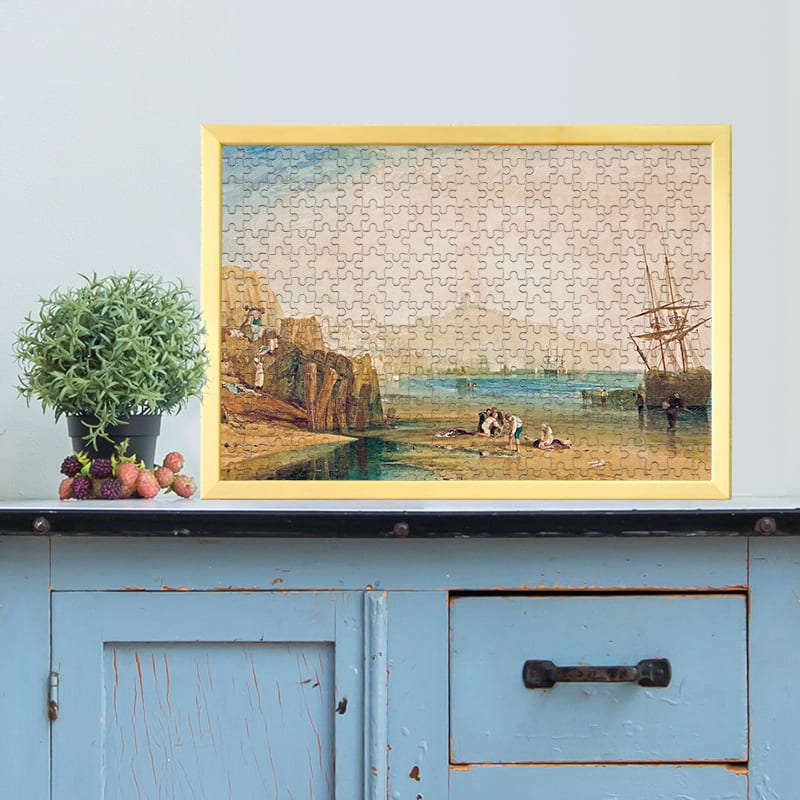 スカボローの街と城 (朝) ジョゼフ・マロード・ウィリアム・ターナー ジグソーパズル アートパズル パズル