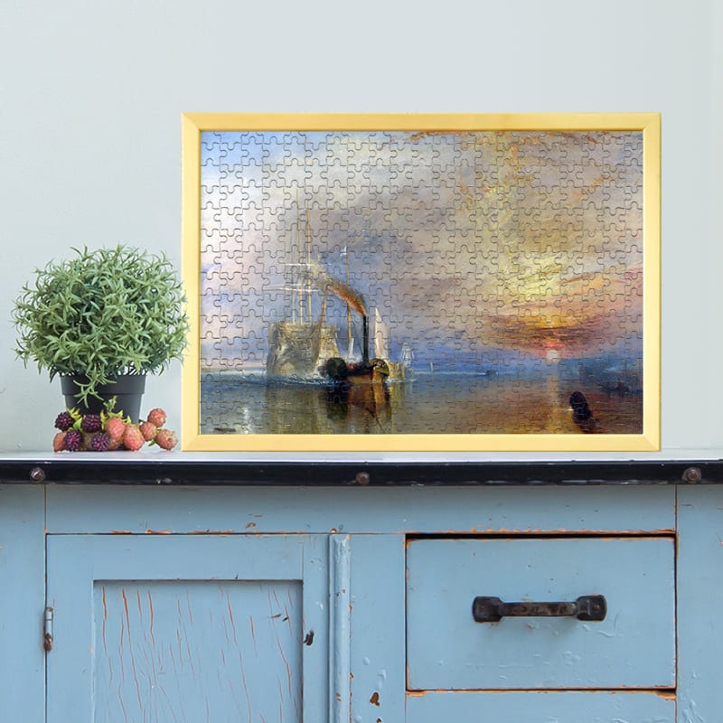 解体されるために最後の停泊地に曳かれてゆく戦艦テメレール号 ジョゼフ・マロード・ウィリアム・ターナー ジグソーパズル アートパズル パズル