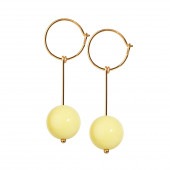 GLOW hoop long【LEMON】