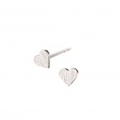 HEART stud tiny【SILVER】