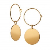 CUT circle hoop【GOLD】
