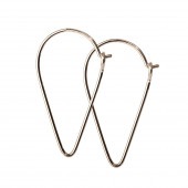 LUX drop hoop【SILVER】