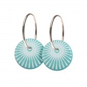 SPLASH hoop【AQUAMARINE / WHITE】