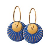 SPLASH duo hoop【ROYAL BLUE】|ピアス