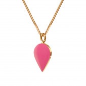 SPOT drop necklace 60cm【PINK】