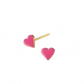 HEART stud tiny【PINK】