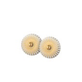 SPLASH stud【WHITE / GOLD】