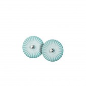 SPLASH stud【AQUAMARINE / WHITE】