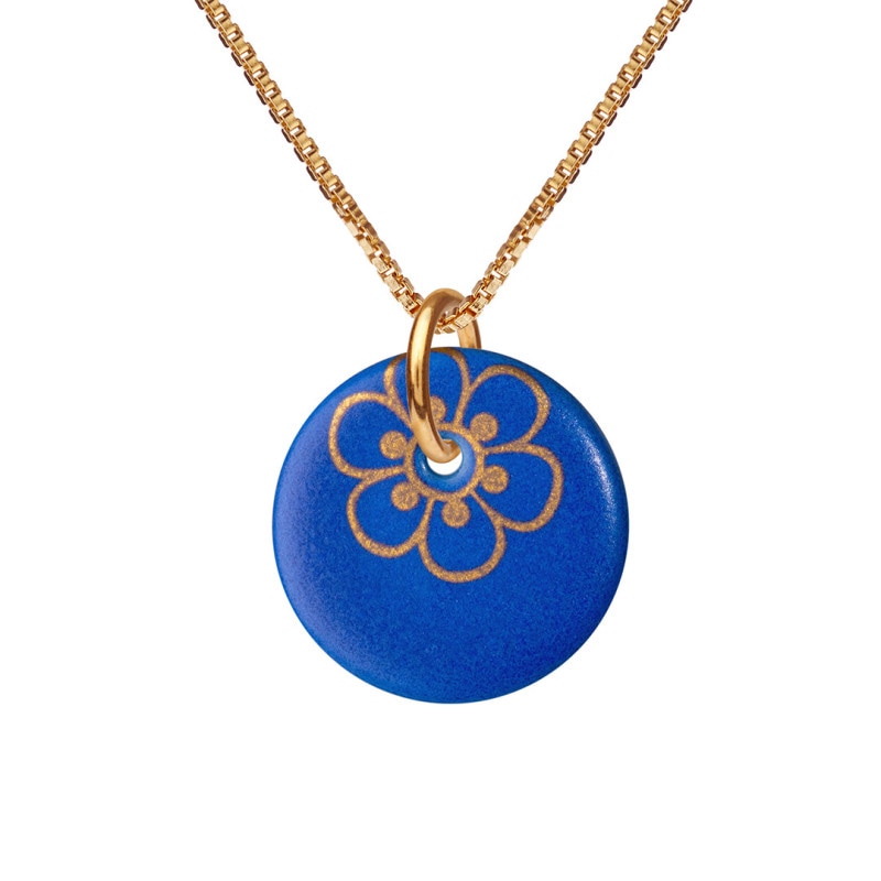 FLORA necklace 45cm【ROYAL BLUE】