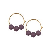 GLOW hoop trio【BORDEAUX】
