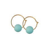 GLOW hoop【AQUAMARINE】