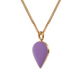 SPOT drop necklace 60cm【PURPLE】