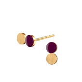 SPOT dotty stud tiny【BORDEAUX】