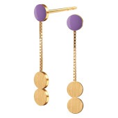 SPOT dotty pendant【PURPLE】|ピアス