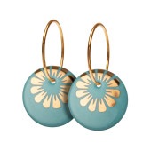 BLOOM hoop【AQUAMARINE】